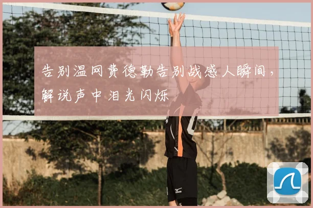 告别温网费德勒告别战感人瞬间，解说声中泪光闪烁